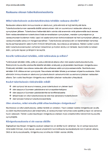 Odottavan äidin ohje Raskaana olevan tuberkuloosiseulonta päivitys 27.1.2026